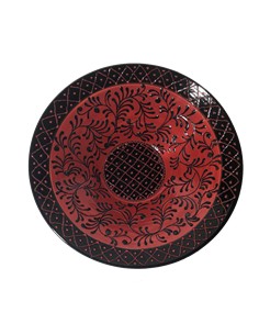 LEBRILLO ESPECIAL ROJO Y NEGRO 38 CM