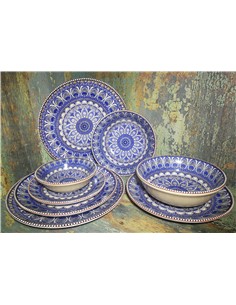 3061  VAJILLA 8 PIEZAS DISEÑO AZUL 2