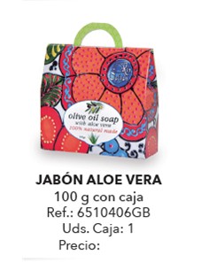 JABON OLIVA ALOE VERA 100 gm CON CAJA