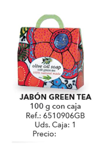 JABON OLIVA GREEN TEA 100 gm CON CAJA