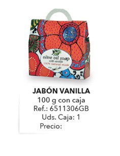 JABON OLIVA VAINILLA CON CAJA 100