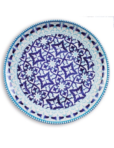 Platos Cenefas Azul 26 Cm 5 Diseños