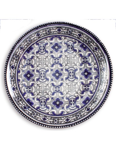 Platos Cenefas Azul 26 Cm 5 Diseños