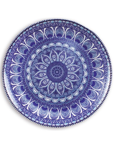 Platos Cenefas Azul 29.5 Cm 5 Dic