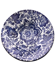 Plato Hondo Gres Azul 24 X 5 Cm