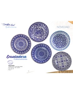 ENSALADERA 7,5 X 2 CM CENEFAS AZUL 5 DEC 2