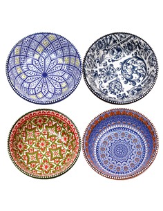 ENSALADERA CENEFAS AGATA 18.5 X 18.5 CM 4 DEC