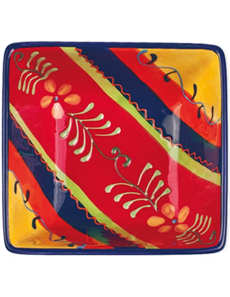 CUENCO  ARTESANAL CUADRADO  14 CM
