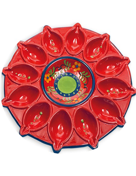 PLATO HUEVOS 12 UNID 28 CM SURTIDO