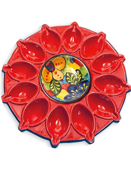 PLATO HUEVOS 12 UNID 28 CM SURTIDO