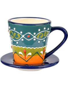 TAZA Y PLATO 7 X 9 CM 2