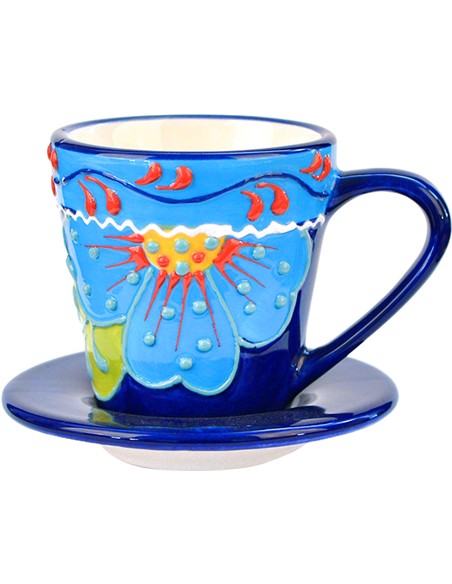 TAZA Y PLATO 7 X 9 CM