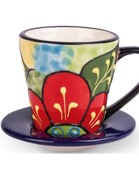 TAZA Y PLATO 7 X 9 CM