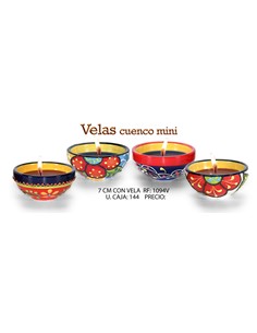 CUENCO MINI 7 CM CON VELA