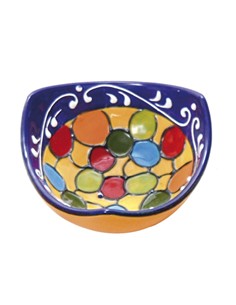 CUENCO 3 PICOS  9 CM TRICOLOR 2