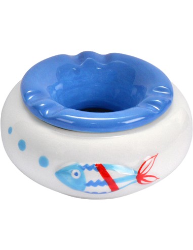 CENICERO PECES 8,5 X 8,5 X 4,5 CM