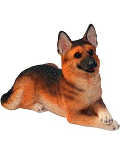 PASTOR ALEMAN RESINA 38,6 X 19,5 X 26,2 CM