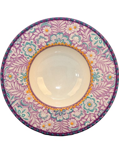 CUENCO ALA 20 X 5 CM FLOWERS PASTEL