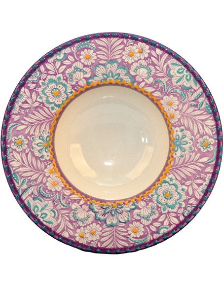 CUENCO ALA 20 X 5 CM FLOWERS PASTEL