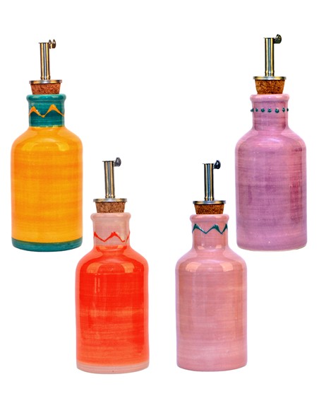 ACEITERA BOTELLA 1/4 TAPON ACE INOX 14X6´5 FLOWERS