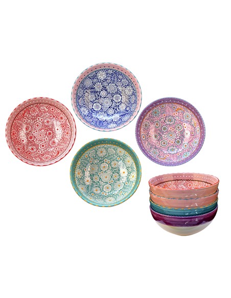 GAZPACHERA Nº 2  25 CM FLOWERS PASTEL