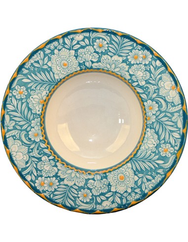 CUENCO ALA 20 X 5 CM FLOWERS PASTEL