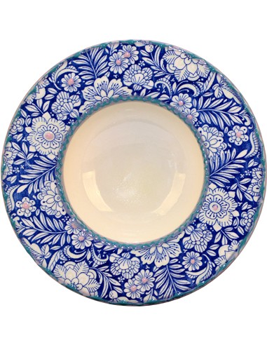 CUENCO ALA 20 X 5 CM FLOWERS PASTEL