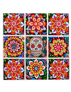 AZULEJO CUAD. DECORATIVO 11X11CM