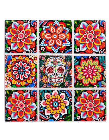 AZULEJO CUAD. DECORATIVO 11X11CM