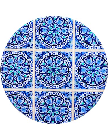 AZULEJO RED. MULTIC. DECORATIVO SURT 10CM