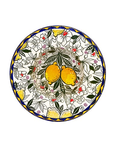 CUENCO ALA 20 X 5 CM LIMONES