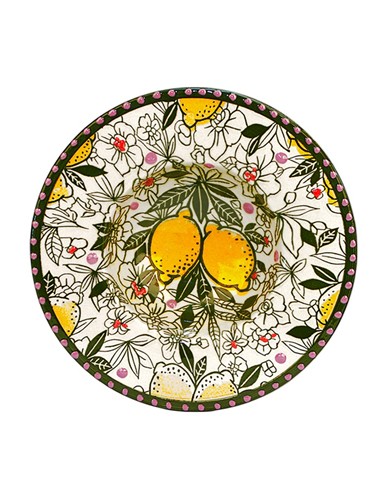 CUENCO ALA 20 X 5 CM LIMONES