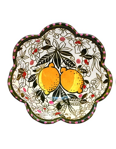 CUENCO MED TREVOL 14 X 5 CM LIMONES