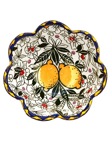 CUENCO MED TREVOL 14 X 5 CM LIMONES