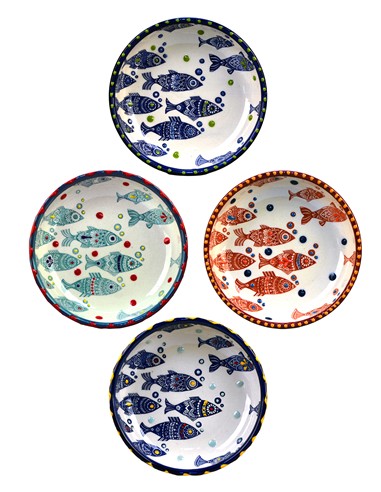  ENSALADERA Nº 3 18 CM PECES SURTIDOS