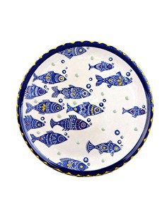 PLATO DE PIZZA 31CM PECES SURTIDOS