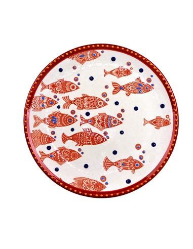 PLATO DE PIZZA 31CM PECES SURTIDOS
