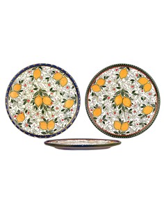 PLATO DE PIZZA 31CM LIMONES