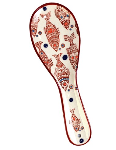 CUCHARA 26 CM D PECES SURTIDOS