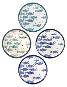 PLATO DE PIZZA 31CM PECES SURTIDOS